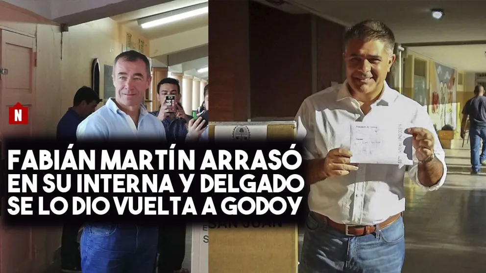 Fabián Martín arrasó en su interna y Delgado le sacó ventaja a Godoy