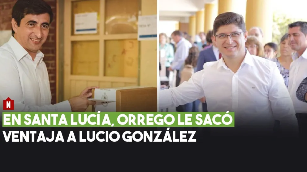 En Santa Lucía, Orrego le sacó ventaja a Lucio González