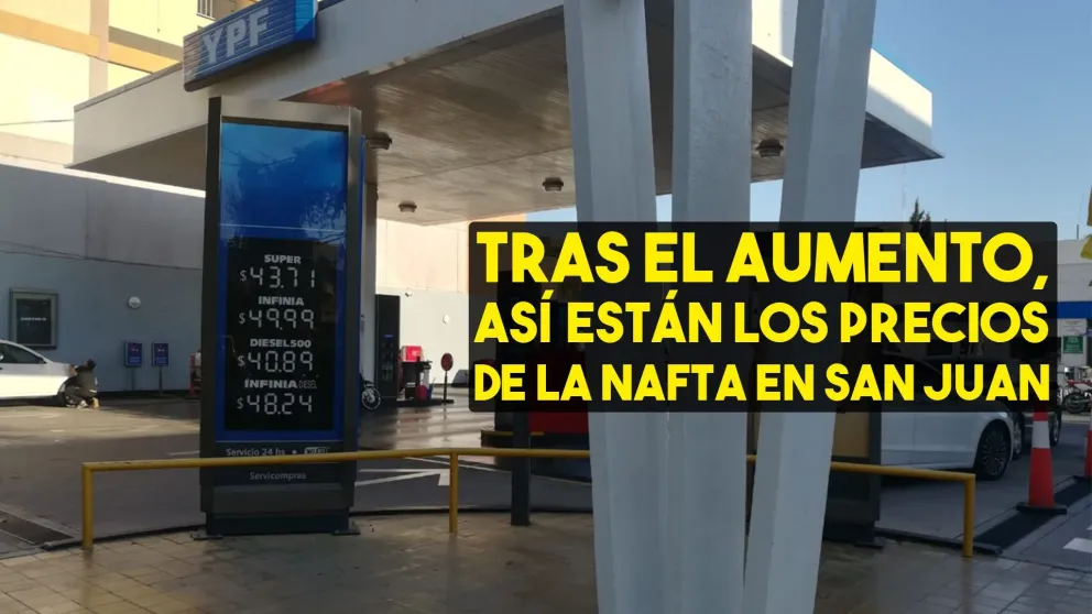 ¿A cuánto se fue la nafta en San Juan?