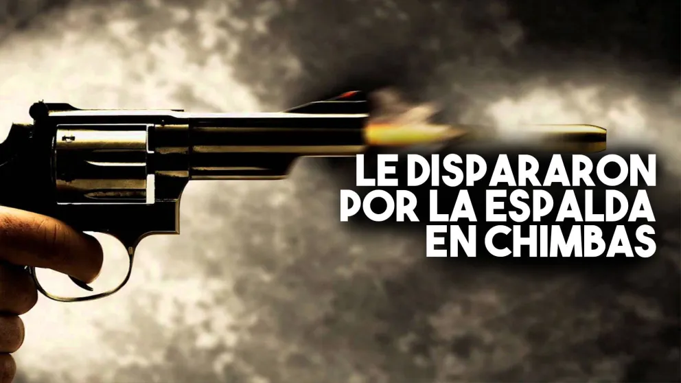 Le dispararon a un hombre por la espalda en Chimbas