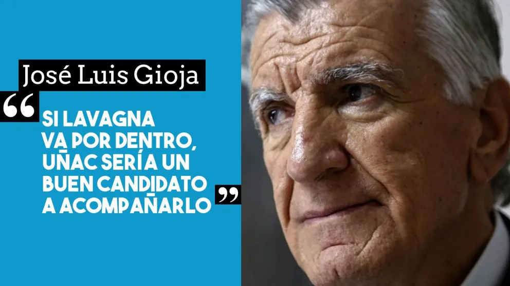 Gioja: Si Lavagna va por dentro, yo creo que Uñac sería un buen candidato a acompañarlo.
