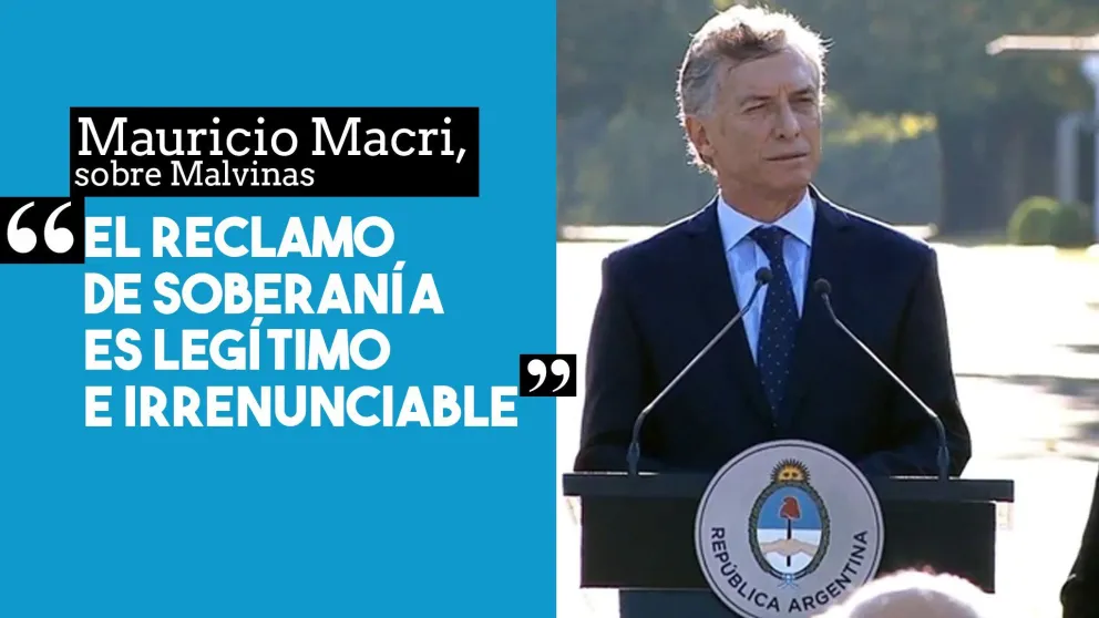 Macri, a 37 años de la Guerra de Malvinas: "El reclamo de soberanía es legítimo e irrenunciable"