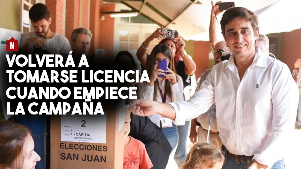 Baistrocchi volverá a tomarse licencia cuando empiece la campaña
