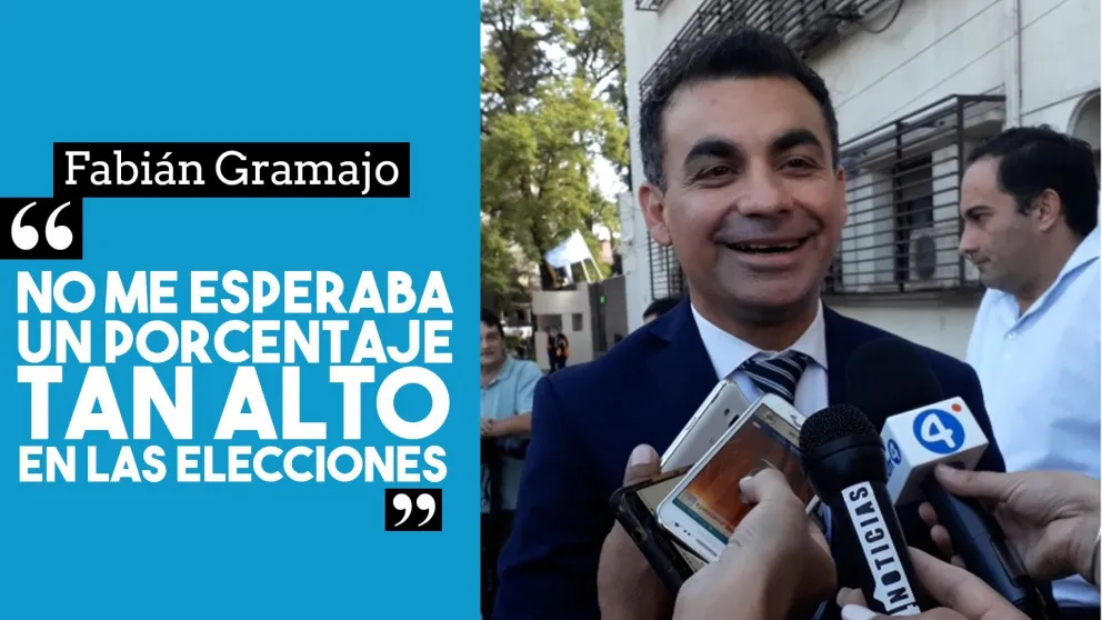 Fabián Gramajo: "No me esperaba un porcentaje tan alto en las elecciones"