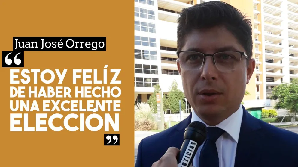 Juan José Orrego: "Estoy feliz de haber hecho una excelente elección"