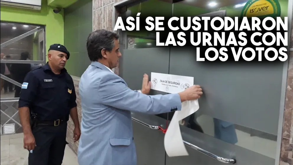 Así fue la custodia de las urnas con votos