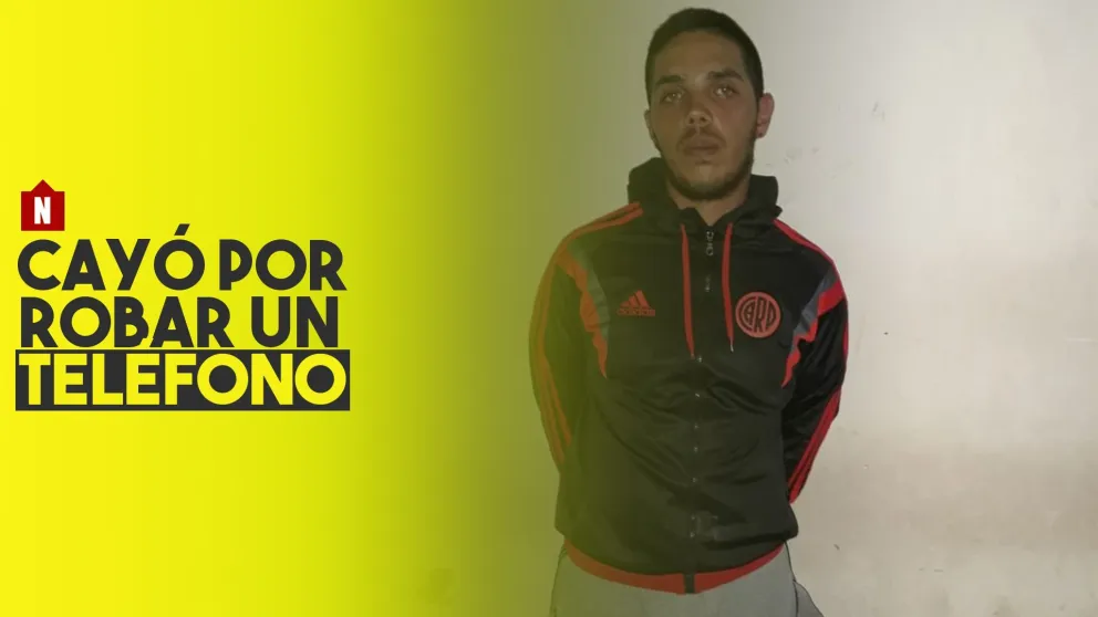 Robó un teléfono y lo atraparon a las pocas cuadras
