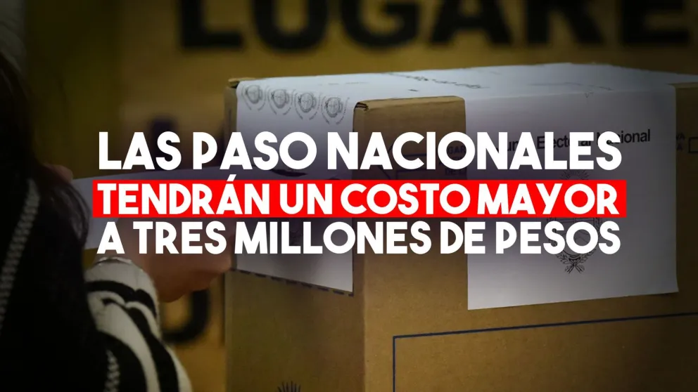 Las PASO nacionales tendrán un costo mayor a tres millones de pesos