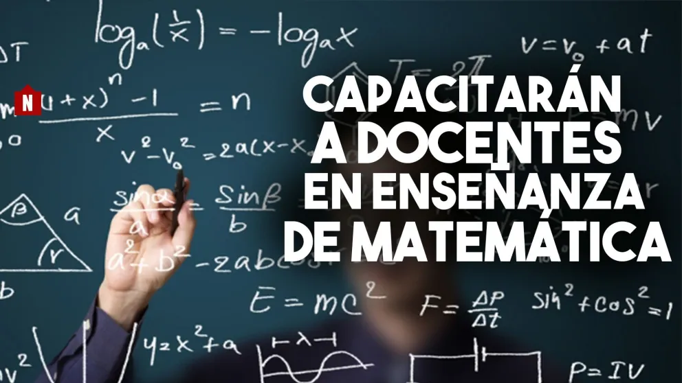 Docentes recibirán una capacitación en estrategias para la enseñanza de la matemática