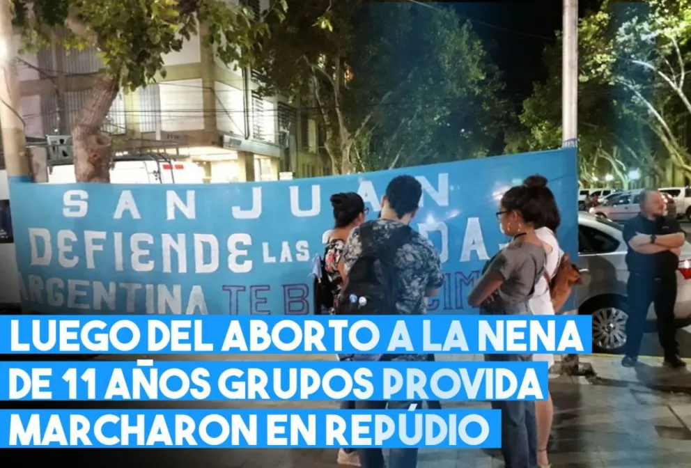 Bajo el lema "Sí a la vida" grupos a favor de la vida marcharon hacía el Hospital Rawson