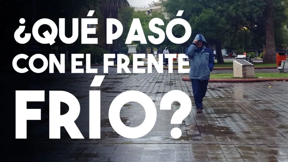 El alerta por el frente frío continuará hasta el mediodía