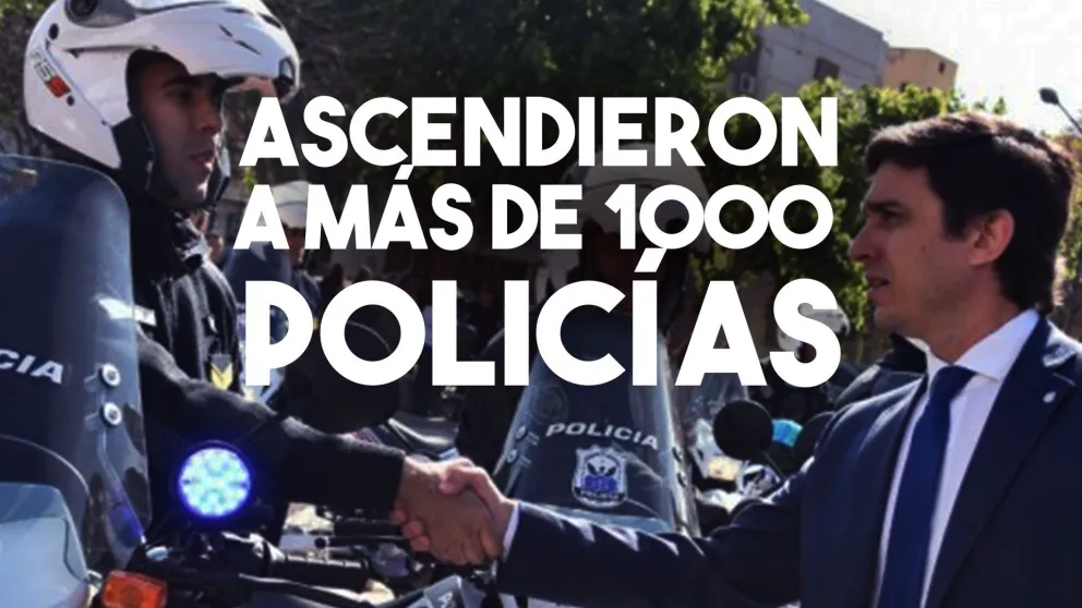 Más de mil policías recibieron el ascenso