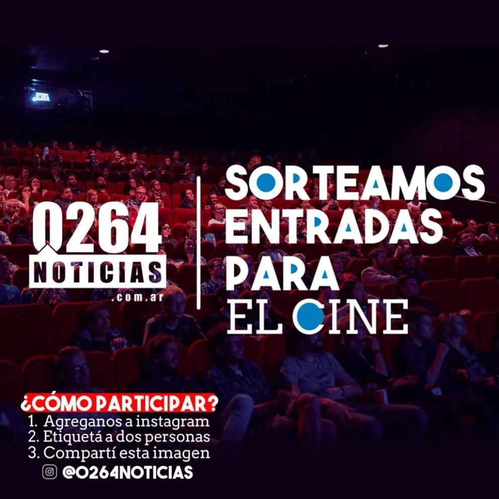 Sorteamos entradas para ir al cine