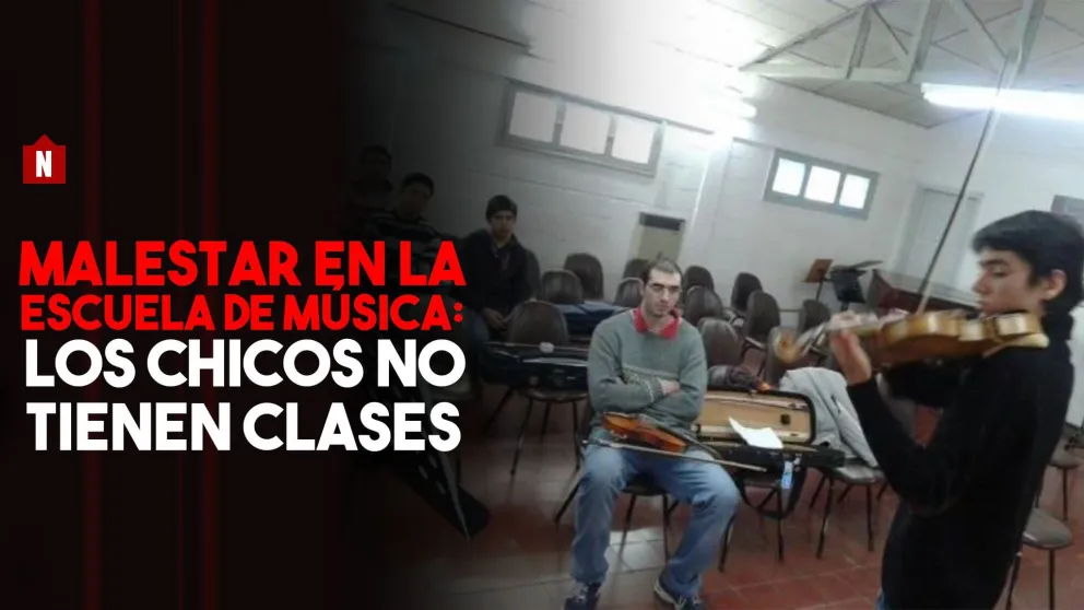 Malestar en la Escuela de Música: se quedaron sin clases