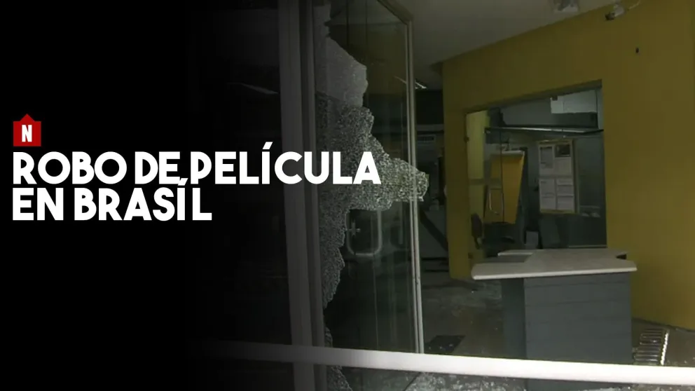 Brasil: tiroteo entre ladrones y policías tras un robo en dos bancos en San Pablo