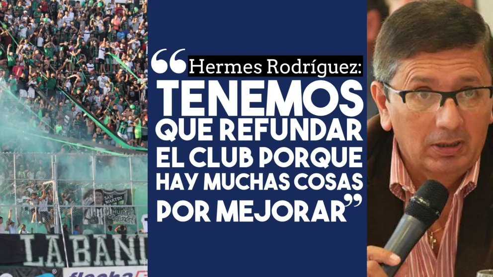 Hermes Rodríguez: "Tenemos que refundar el club porque hay muchas cosas por mejorar"