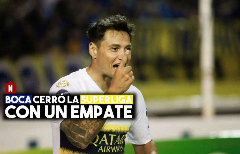 Boca cerró la Superliga con un empate