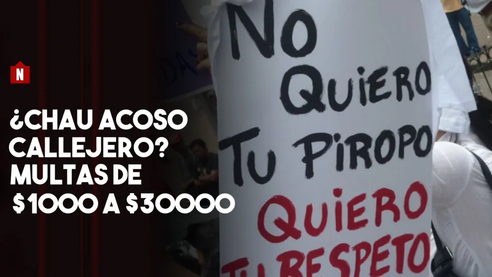 Con multas de hasta $30.000 buscan penar el acoso callejero