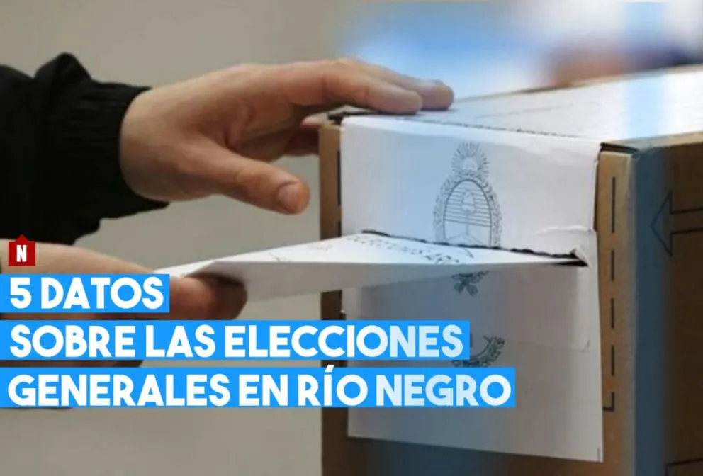 Río Negro elige gobernador: 5 datos sobre las elecciones generales de hoy