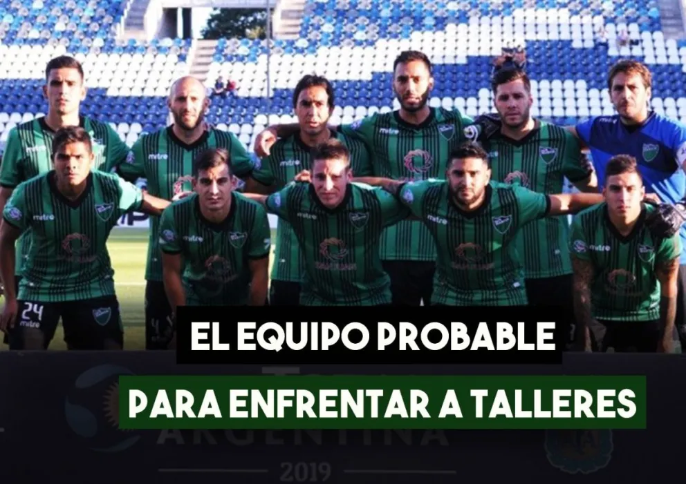 Probable formación con la que San Martín buscará ganarle a Talleres y esperar otros resultados