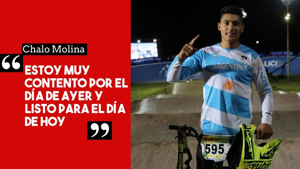 Chalo Molina: "Muy contento por el día de ayer y listo para el día de hoy"