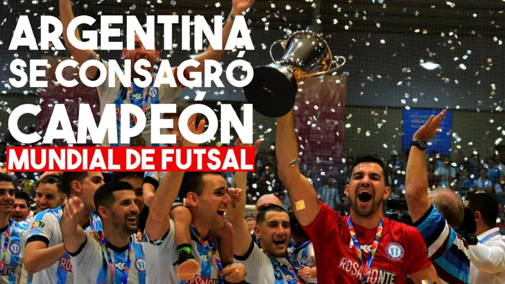 Argentina ganó el mundial de futsal AMF y desafía a la FIFA