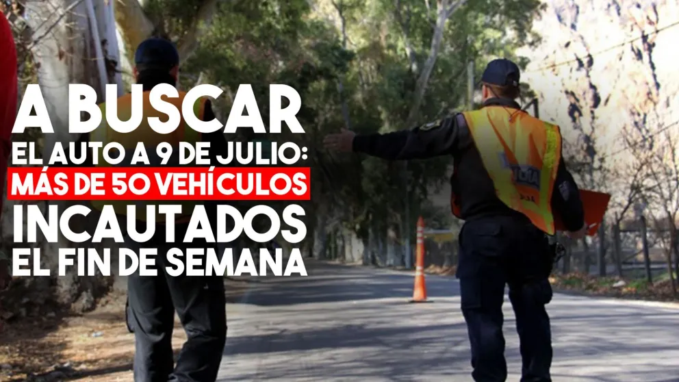 Cincuenta vehículos radiados durante el fin de semana