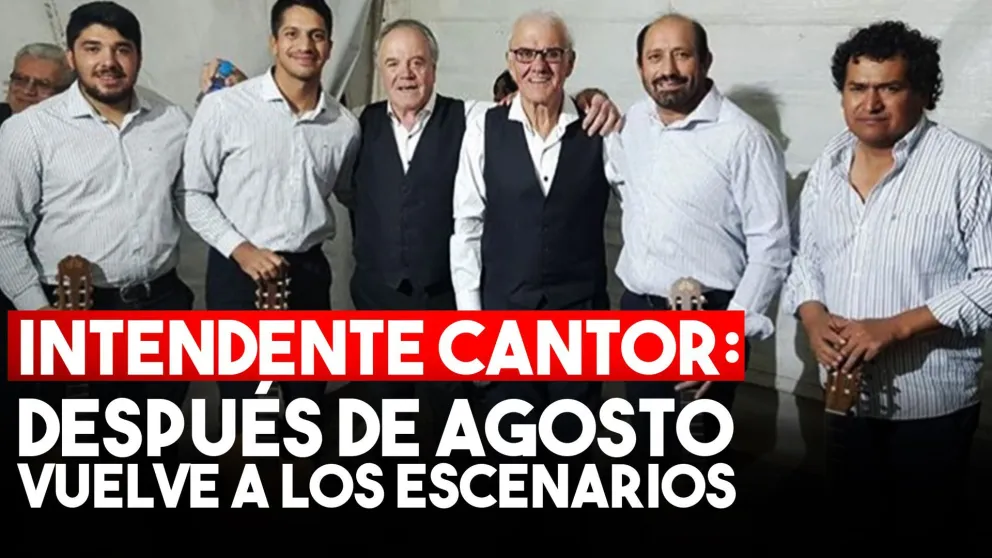 Intendente cantor: ¿después de diciembre vuelve a los escenarios?
