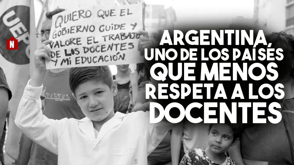 Argentina es uno de los países donde menos se respeta a los maestros