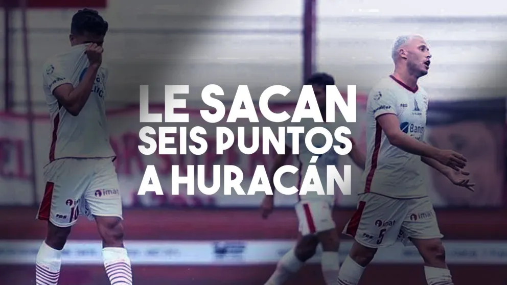 Huracán sufrirá la quita de seis puntos
