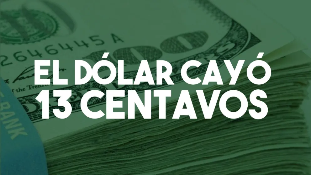 El dólar cayó a $ 44,83 y cortó una racha de dos alzas en fila