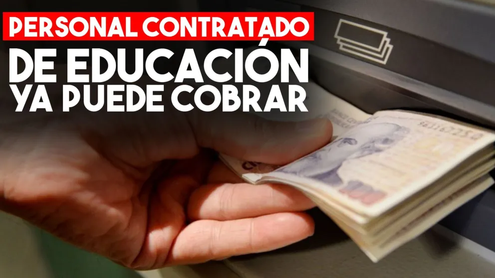 Acreditaron los haberes del personal contratado de Educación