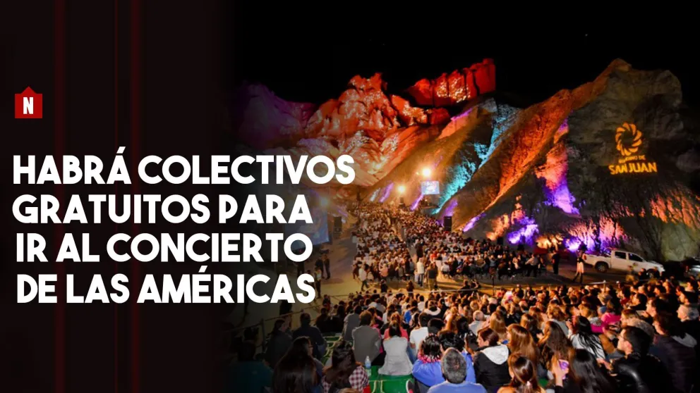 Habrá colectivos gratuitos para asistir al Concierto de las Américas