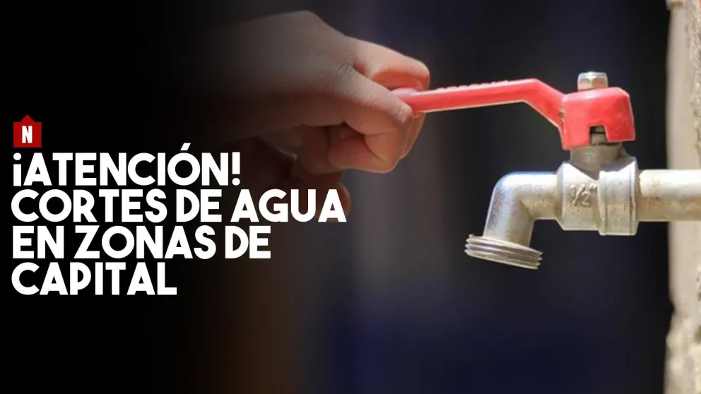 Cortes de agua en Capital