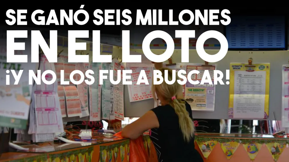 Ganó seis millones en el quini y no fue a buscar el premio