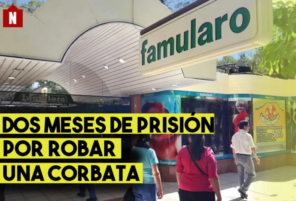 Dos meses de prisión por robar una corbata