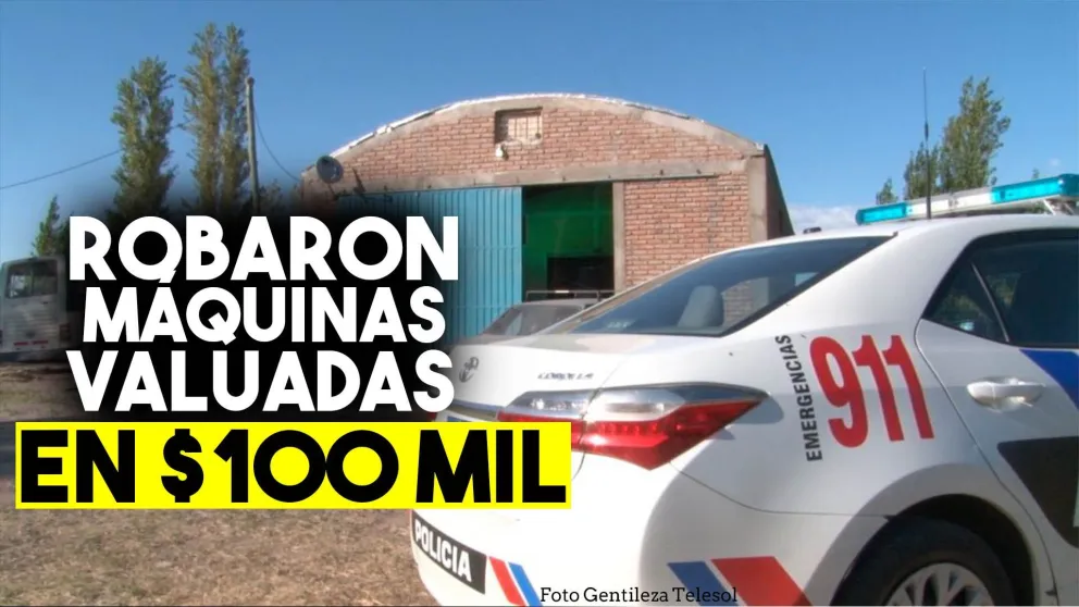 Santa Lucía: robaron máquinas de un taller valuadas en $100 mil