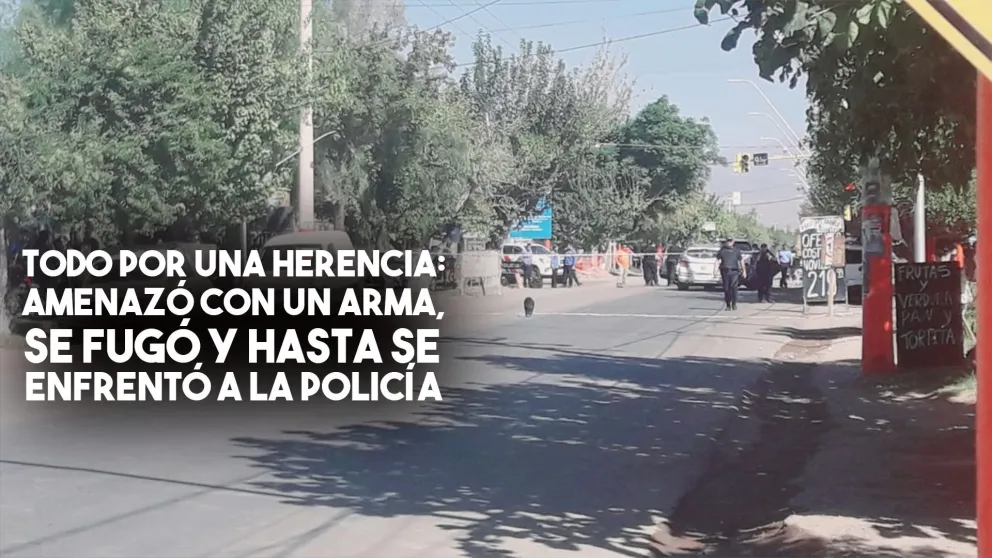 Por temas de herencia, se atrincheró y hasta se enfrentó a la Policía