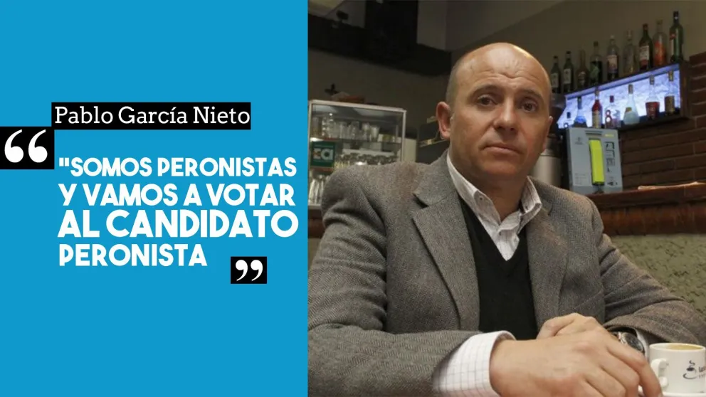 García Nieto: "Somos peronistas y vamos a votar al candidato peronista"