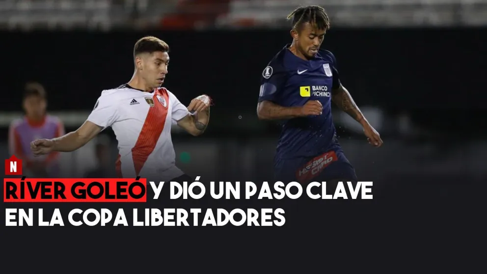 Copa Libertadores: River goleó 3 a 0 a Alianza Lima y se acomodó segundo en el grupo