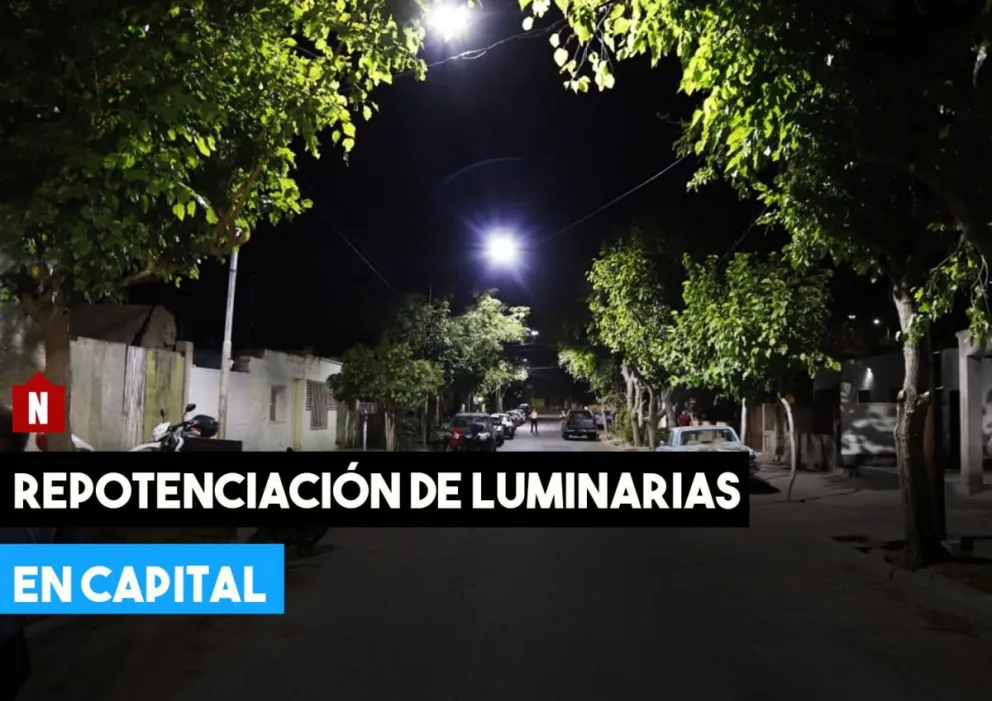 Mejoraron el alumbrado público en barrios de Capital