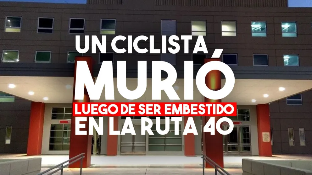 Un ciclista murió luego de que lo atropellaran en la Ruta 40