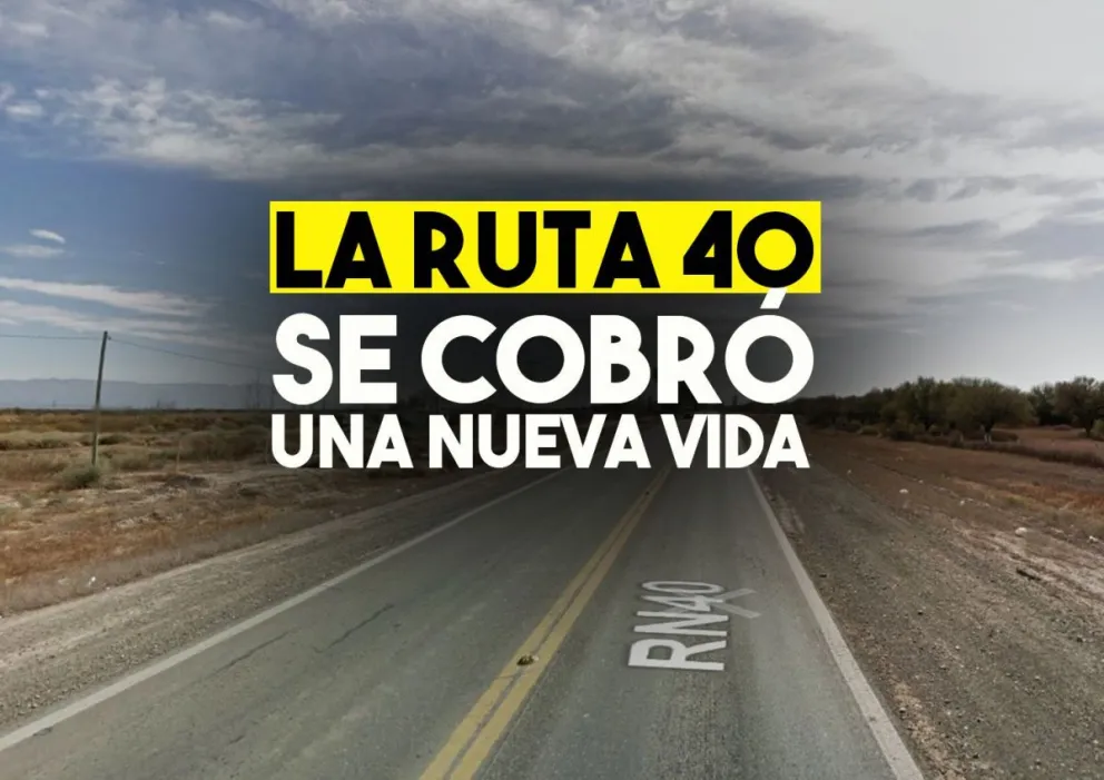 Otro choque en la Ruta 40 dejó un nuevo muerto