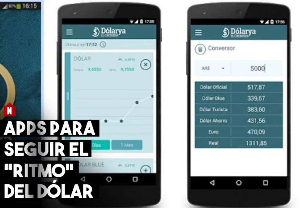 Apps te ayudan a saber si sube o baja el dólar