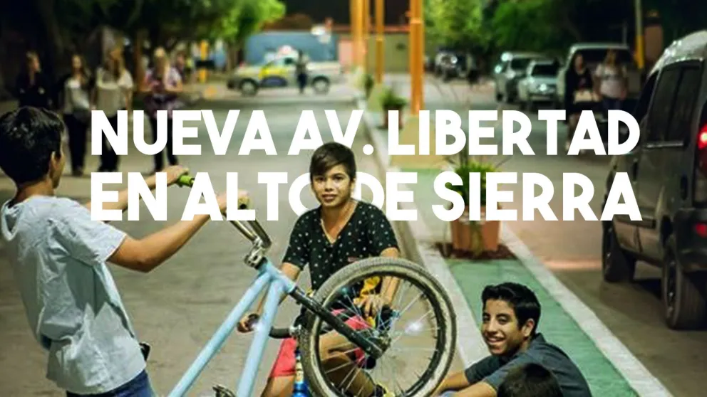 Inauguraron la nueva Av. Libertad en Alto de Sierra