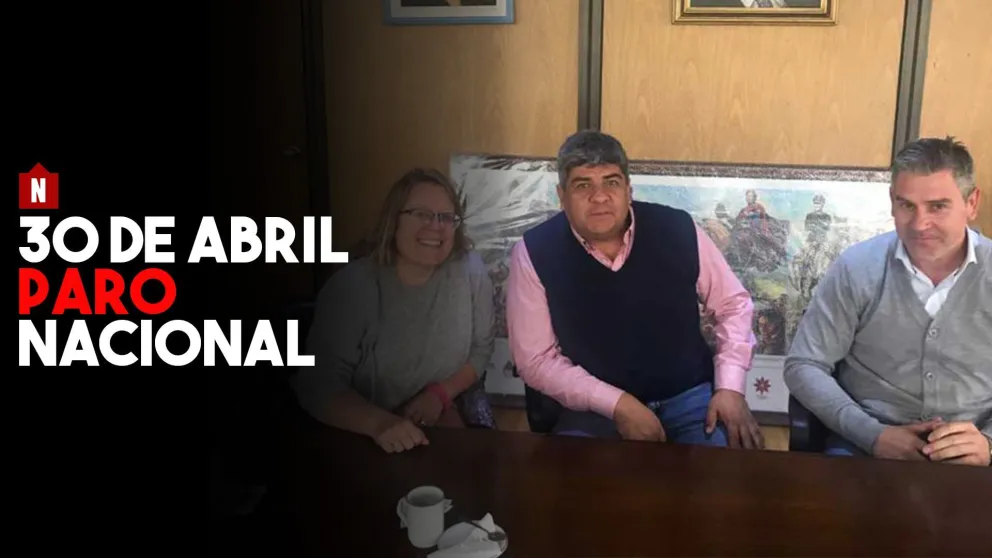 Hugo Moyano anunció un paro general  para el próximo 30 de Abril