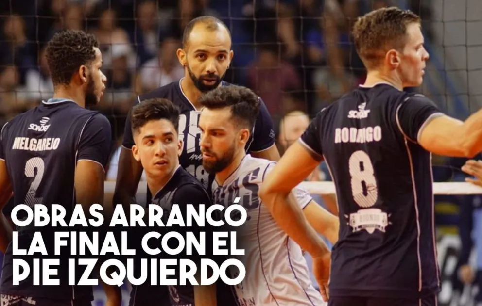 Obras arrancó la final con el pie izquierdo