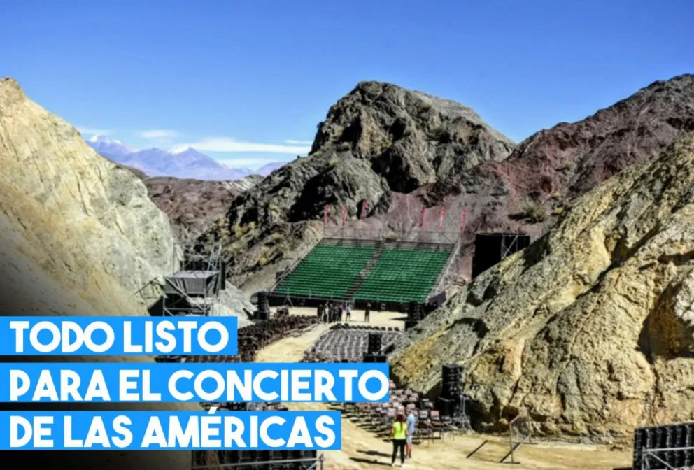 Todo listo para la gran noche del Concierto de las Américas