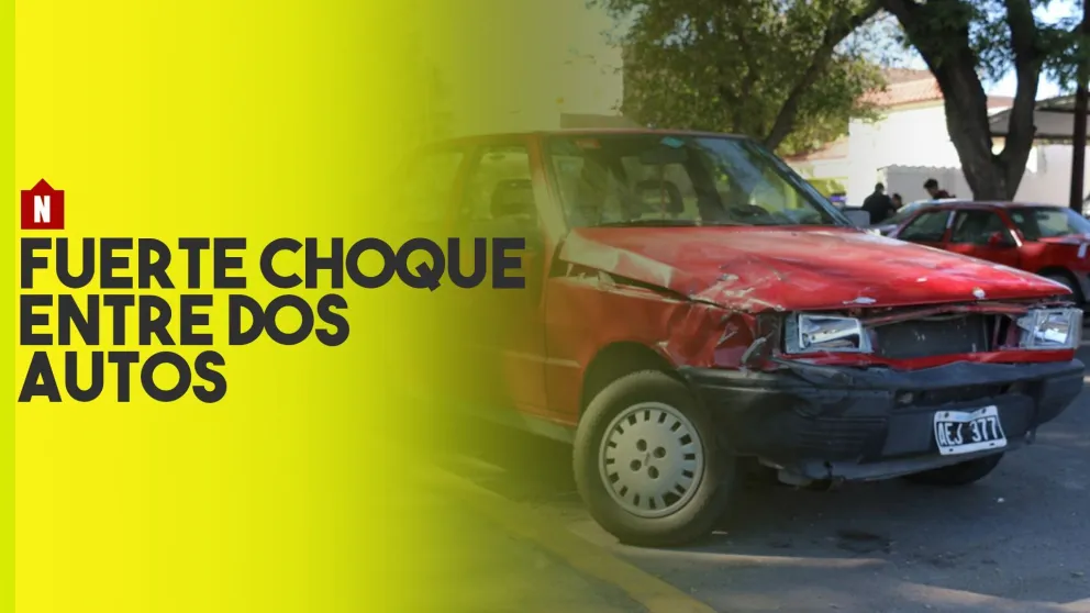 Violento choque en la esquina de Avenida de Circunvalación y Abraham Tapia