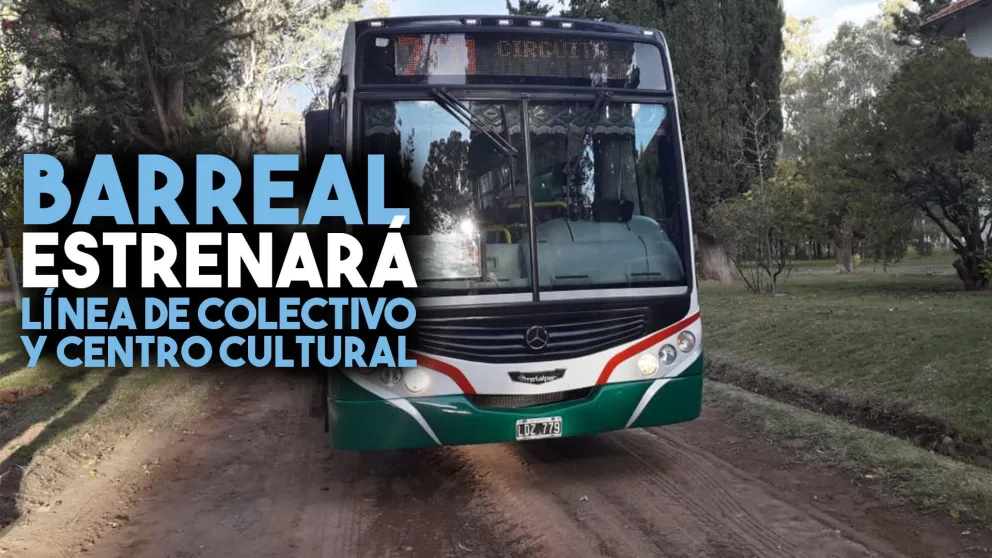 Barreal tendrá nueva línea de colectivo y Centro Cultural